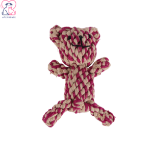 Pet Cotton Rope Teddy bear Weaving Dog Toy for Puppy Play Dental Chews Toy