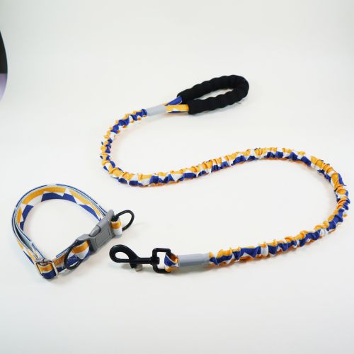 Colorful High Elasticity Traction Rope Explosion-proofDog Leash And Collar