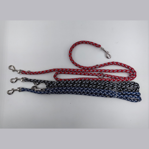 Adjustable reflect braided dog Multifunctional rope leash - Image 3