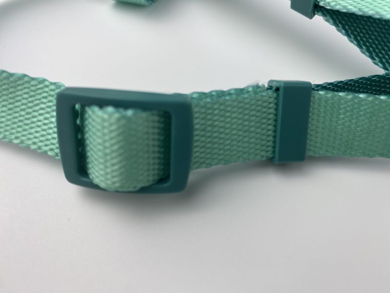 buckle to adjust the webbing length
