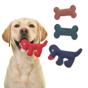 Natural Beefhide Chew Squeaky Toys for Dogs Premium Quality