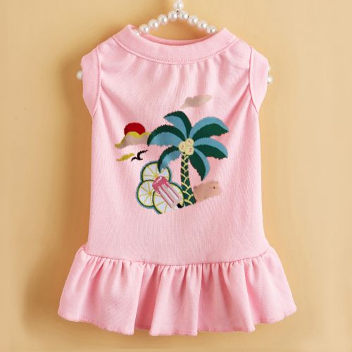 Custom Design printing dog and cat T shirt dress Affordable pet Clothing - Image 2